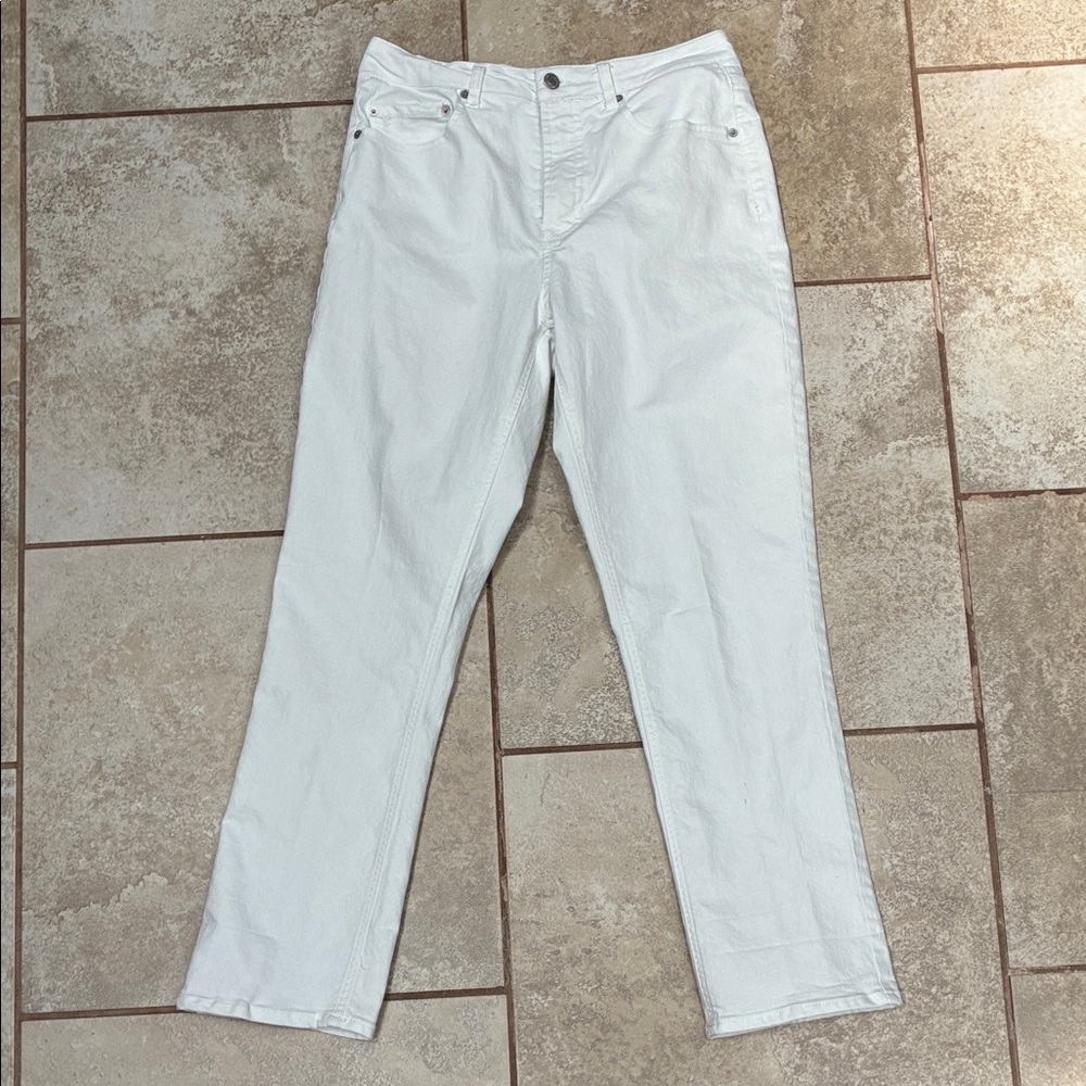 Frye Women's White Straight-Leg Jeans
